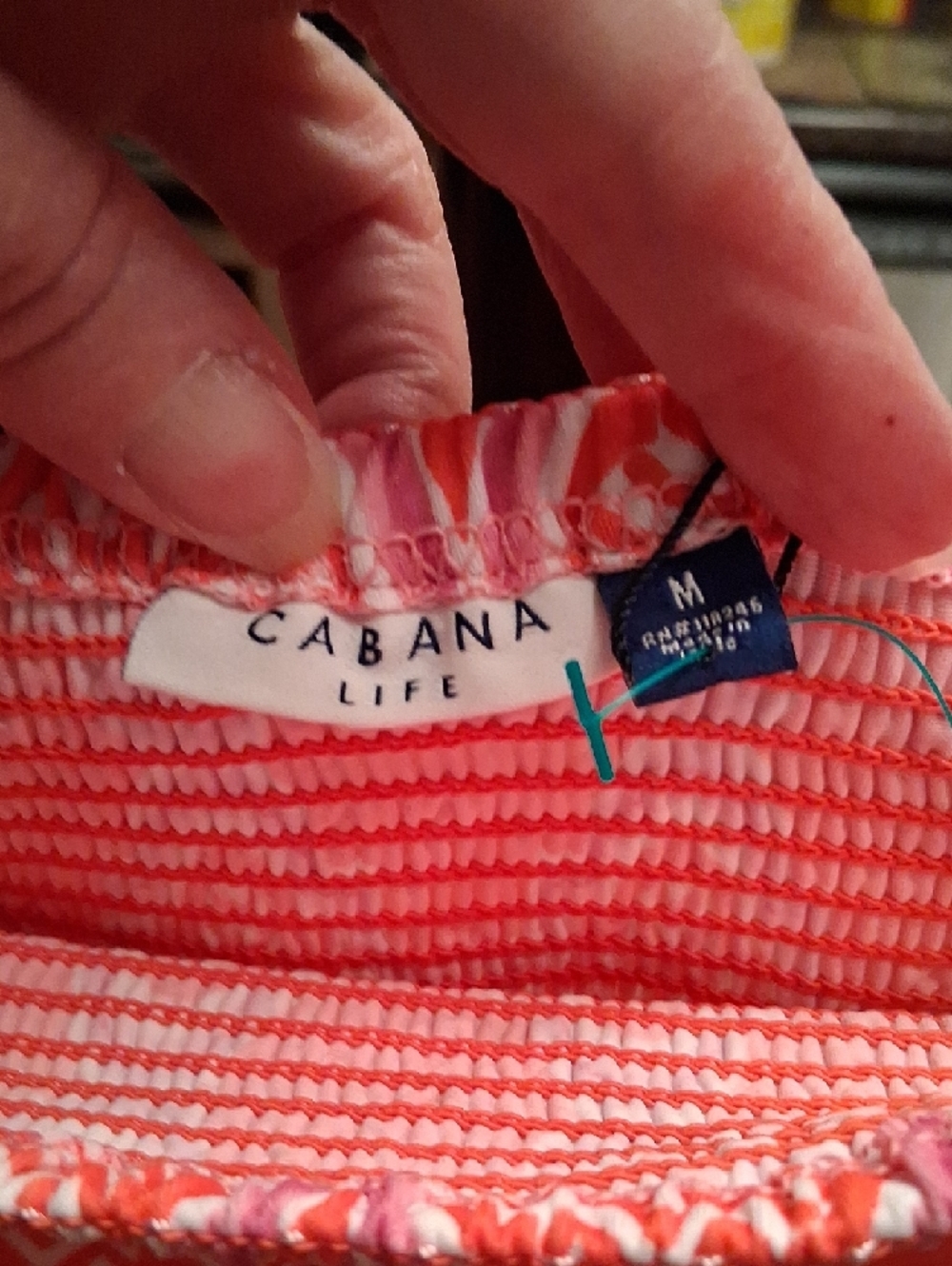 Cabana Life Pink Coral Off-Shoulder Tassel-Hem Mini Dress - Picture 9 of 16